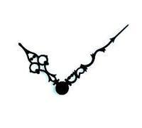 GLOREX Aiguilles pour Horloge, Métal, Noir, 60/42mm