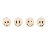 Glorex Boule en bois avec visage