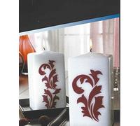 GLOREX Cire de décoration Noir 20 x 11,6 x 0,1 cm