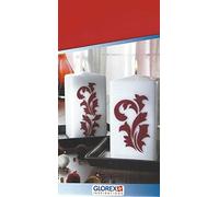 GLOREX Cire de décoration Rouge Clair 20 x 11,6 x 0,1 cm