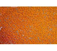 GLOREX Crackle Mosaic Plaque en Verre Orange 15 x 0,5 x 27 cm