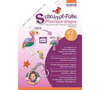 Glorex dingue/Plastique Fou, Transparent, 15 x 21 cm