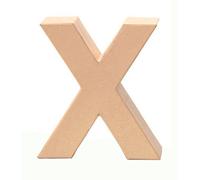 GLOREX en carton Lettre X, naturel, x