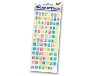GLOREX Epoxy Stickers pour Toute l'année Set de 5, Plastique, Multicolore, 10 x 0.2 x 27 cm
