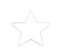 GLOREX étoile, métal, en métal, 1 unités, Métal, Weiß, 25 x 25 x 0.5 cm