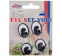 Glorex Eye See You Eyes 1" Lot de 2 Paires thermocollantes Multicolore 11 x 9 x 0,2 cm