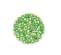 GLOREX Farfalle 6,5 mm argenté 17 g, Vert foncé, 4 x 4 x 1,5 cm