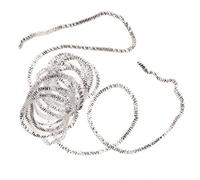 GLOREX Fil de Bouillon Argenté 1,5 mm, Argent, 9,5 x 8,5 x 0,5 cm