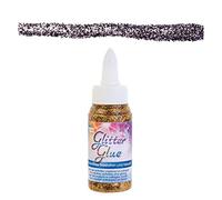 GLOREX Glitter Glue bouteille 60 ml dosierver pivotant, paillettes, Violet, 3,4 x 3,4 x 10,4 cm