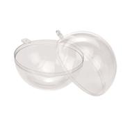 Glorex GmbH Boule en Plastique, Transparent, diamètre 10 cm