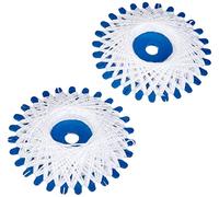 Glorex GmbH Fil à coudre, Blanc, 2 x 20 M