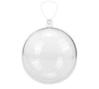 Glorex GmbH GLOREX Boule en plastique divisible, Transparent, 16 x 16 x 16 cm
