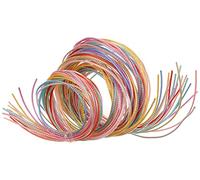 Glorex Fils scoubidou Colour Strips Métallique – sachet 20 fils 100 cm couleurs assorties