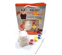 GLOREX Kit de 6 7105 444 Céramique DIY Coccinelle, d'autres, Multicolore, 17 x 14 x 8, 5 cm