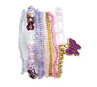 GLOREX Kit de bricolage pour bracelets - 6 à 9 pièces - Avec démarreur