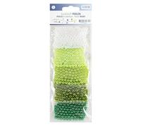 GLOREX Kit de Perles, Vert, 6mm