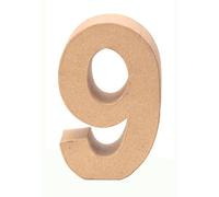 Glorex Lettre A en Carton 17,5X5,5cm, Naturel, 9