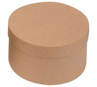 Glorex Lot de 12 boîtes en Carton Naturel 15 x 15 x 9 cm