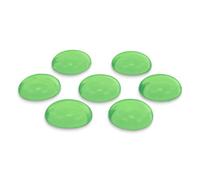 GLOREX Lot de 2 Nuggets en Verre Vert 20 mm 4,5 x 6 x 12 cm 200 g