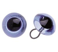 GLOREX Lot de 2 Paires de Lunettes à œil Bleu 10,5 x 5,5 x 1 cm