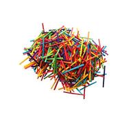 GLOREX Lot de tiges en Bois allumettes, Multicolore, 2 x 42mm