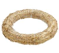 GLOREX paille Couronne 300 x 60 mm, Paille, naturel, 30 x 30 x 6 cm