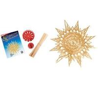 GLOREX Paille en kit Complet avec Manche 2 avec revêtez bûches Formes et Multicolore, 21 x 14,5 x 3 cm