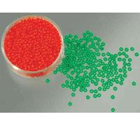 GLOREX Perles de rocaille 2,6 mm, 17 g, verre, Turquoise clair, 4.3 x 4.3 x 1.7 cm