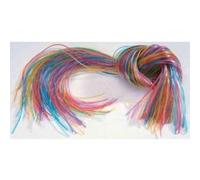 Glorex Lot de 20 Bandes de Couleurs pailletées 100 cm de Long Assortiment de Coton Multicolore 11,5 x 18,5 x 1 cm