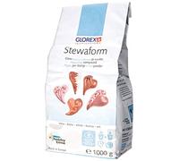 GLOREX Stewa forme - Masse de coulée - blanc - 1 kg - 6,8 x 10 x 20 cm