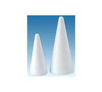 GLOREX Styropor Cône Blanc 12 x 7 x 2 cm