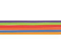 GLOREX Wachsplatten Bande de, Na, Arc-en-Ciel, 28 x 5.6 x 0,4 cm