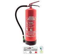 Gloria bIO-mousse-extincteur à poudre pressurisée avec manomètre, druckhebelarmatur - 6l, avec support mural, brandklassen a partir de puissance : 21A 144B