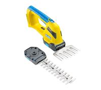 GLORIA FineCut 18V Compact Cisaille à gazon et arbuste sans fil 18 V, couteau à gazon XL de 14 cm et lame de buisson de 20 cm, sans outil, compatible avec les batteries Bosch 18V Power for All