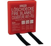 GLORIA Couverture anti-feu DIN EN 1869:2001 L1800xl1200 mm tissu de fibres ve...