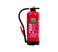 Gloria - Extincteur en mousse SK 9 PRO de 9 l - Sans fluor - Pour les classes d'incendie A, B - Avec support mural pratique - Avec étiquette de test actuelle