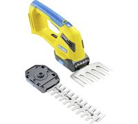 GLORIA FineCut 18V Compact Cisaille à gazon et arbuste sans fil 18 V, couteau à gazon XL de 14 cm et lame de buisson de 20 cm, sans outil, compatible avec les batteries Bosch 18V Power for All