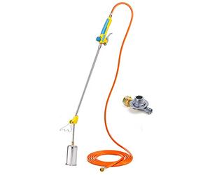 GLORIA Kit Désherbeur Thermoflamm Professional Set | Version Française | Kit complet 1000°C | Inclus : tuyau 5m & détendeur français | Pour grandes surfaces & allées | Sans glyphosate ni chimie