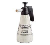 Gloria Pro 100, Pulvérisateur à Pression Compact de 1 L | pulvérisateur à Main oléofuge AV. buse à Jet Plat en Laiton | p. Nettoyage Professionnel dans Le Secteur Industriel et Artisanal | Noir/Blanc