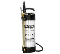 Gloria Pulvérisateur à Pression Haute Performance 510 TK Profiline | 10L Acier INOX | Raccord Compresseur | Résistant à l'huile | 6 Bar | Idéal Industrie, Artisanat & Nettoyage | Certifié TÜV & GS