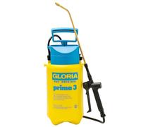 GLORIA Pulvérisateur de Jardin Prima 3 | 3 L pour Soin des Plantes | Vaporisateur à pression compact et léger avec lance en laiton | Idéal pour le désherbage, balcon, terrasse & fleurs de jardin