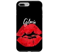 Gloria Red Lips Prénom personnalisé Coque pour iPhone 7 Plus/8 Plus