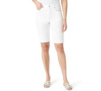 Gloria Vanderbilt Amanda Bermuda Taille Haute pour Femme Petite Taille, Blanc Vintage, 44