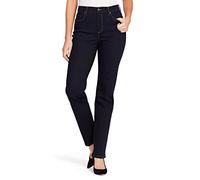 Gloria Vanderbilt Amanda Classic High Rise Tapered Jean Standard, Rinse Noir, 40 Femme