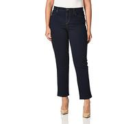 Gloria Vanderbilt Jean fuselé Classique Amanda, Rinse Noir, 42 Court Femme