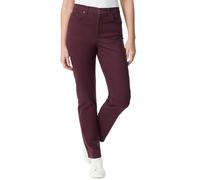 Gloria Vanderbilt Amanda Jean classique taille haute fuselé pour femme Petite, Crimson Crush, 44