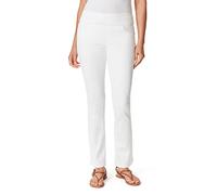 Gloria Vanderbilt Amanda Pull on High Rise Jean Plus, Blanc Vintage, 52 Bref Femme