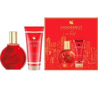 Gloria Vanderbilt In Red Coffret cadeau de parfum pour femme Eau de parfum pour femme Spray 100 ml et lotion pour le corps 100 ml Coffret cadeau Parfum pour femme Coffret cadeau - Véritable coffret de