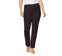 Gloria Vanderbilt Amanda Classic High Rise Tapered Jean Plus Size, Café torréfié, 24 W Femme