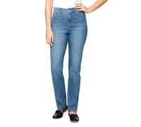 Gloria Vanderbilt Women's Amanda Classic High Rise Tapered Jean, Hartford, 4 Long